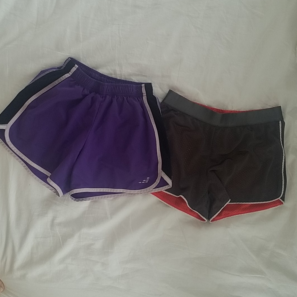 2 pairs of gym shorts